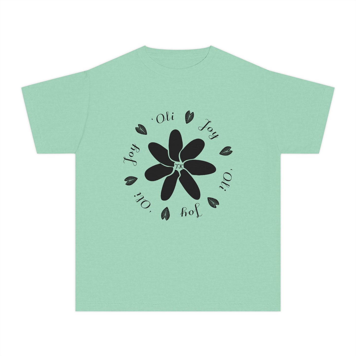 Youth Hawaiian Shirt Joy & 'Oli Midweight Designer Tee for Kids