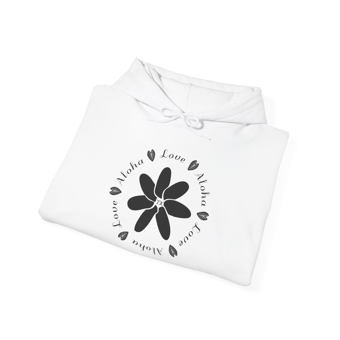 Love & Aloha Unisex Adult Hooded Sweatshirt