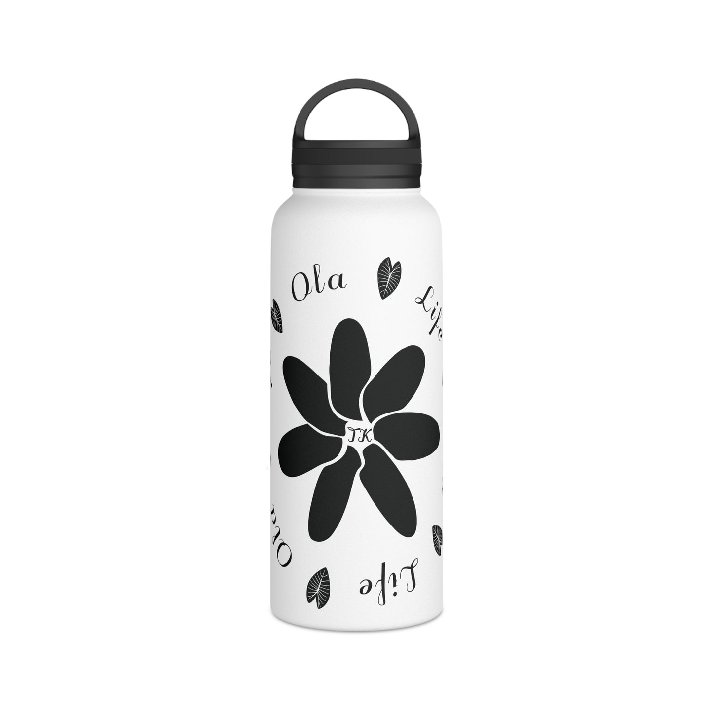 Life & Ola Stainless Steel Designer Water Bottle with Handle Lid