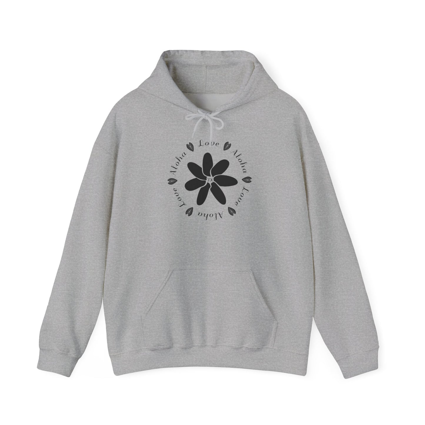Love & Aloha Unisex Adult Hooded Sweatshirt