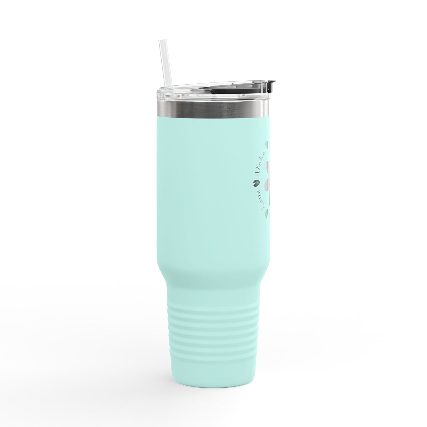 Love & Aloha Insulated Designer Travel Mug, 40oz