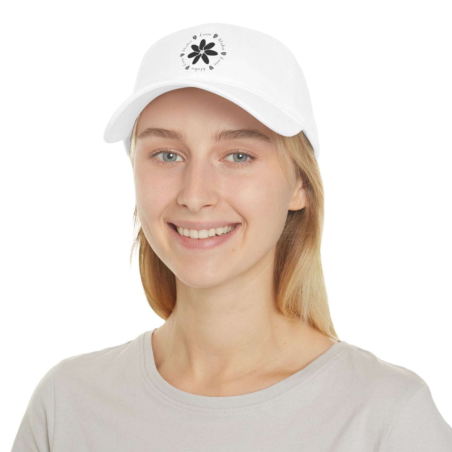 Love & Aloha Low-Profile Baseball Cap Adjustable Velcro Cap