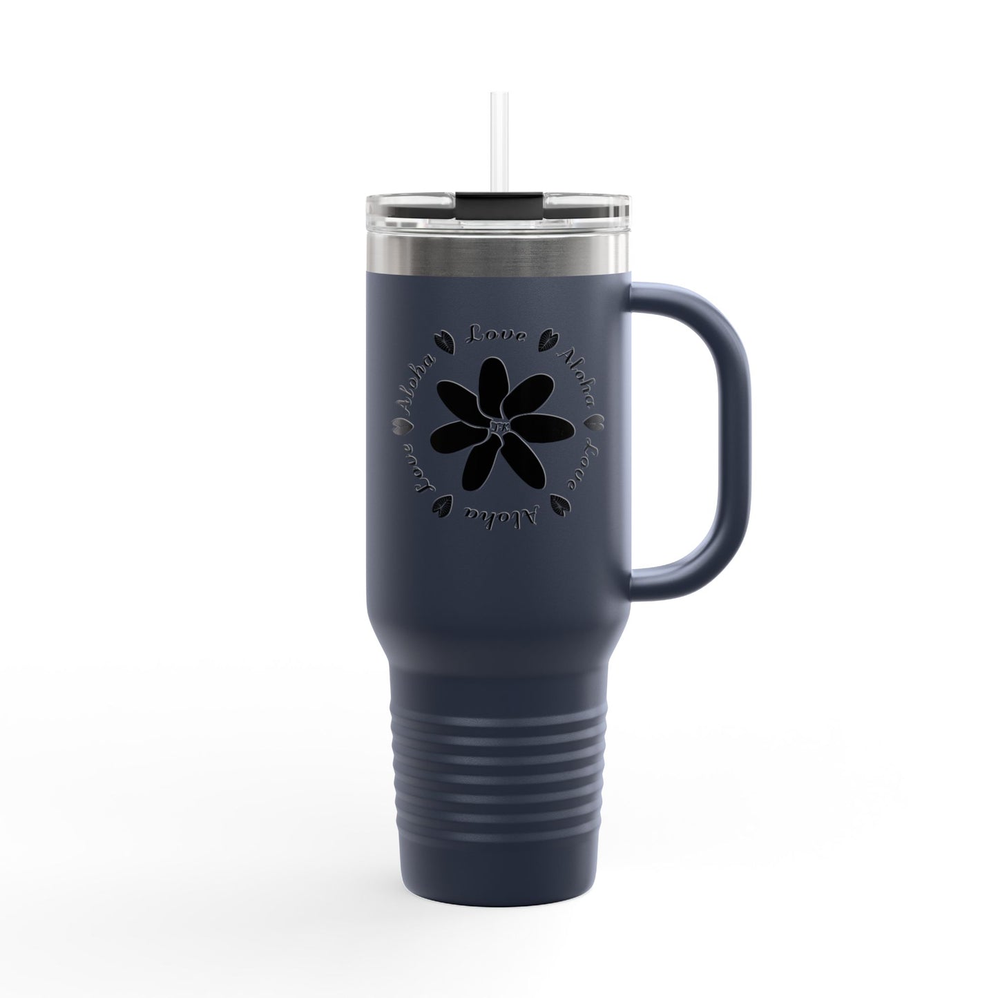 Love & Aloha Insulated Designer Travel Mug, 40oz