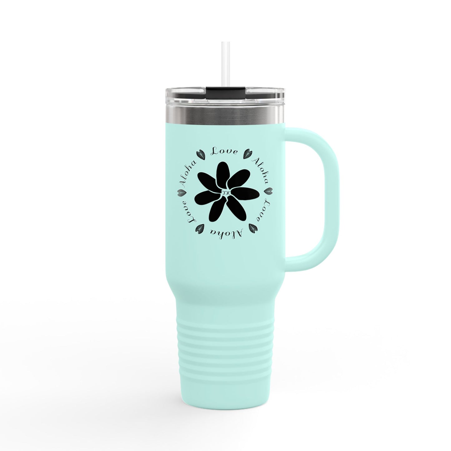 Love & Aloha Insulated Designer Travel Mug, 40oz