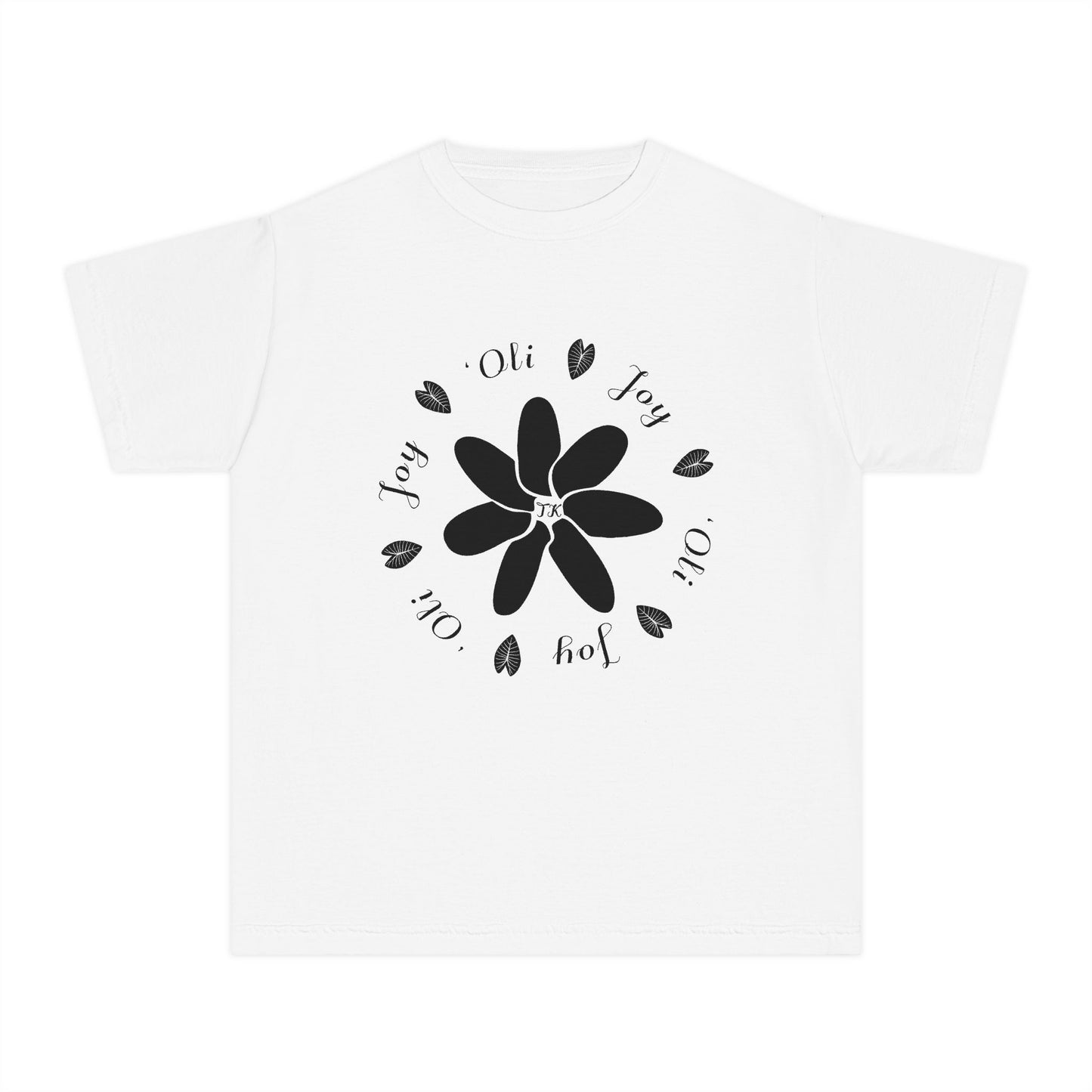 Youth Hawaiian Shirt Joy & 'Oli Midweight Designer Tee for Kids