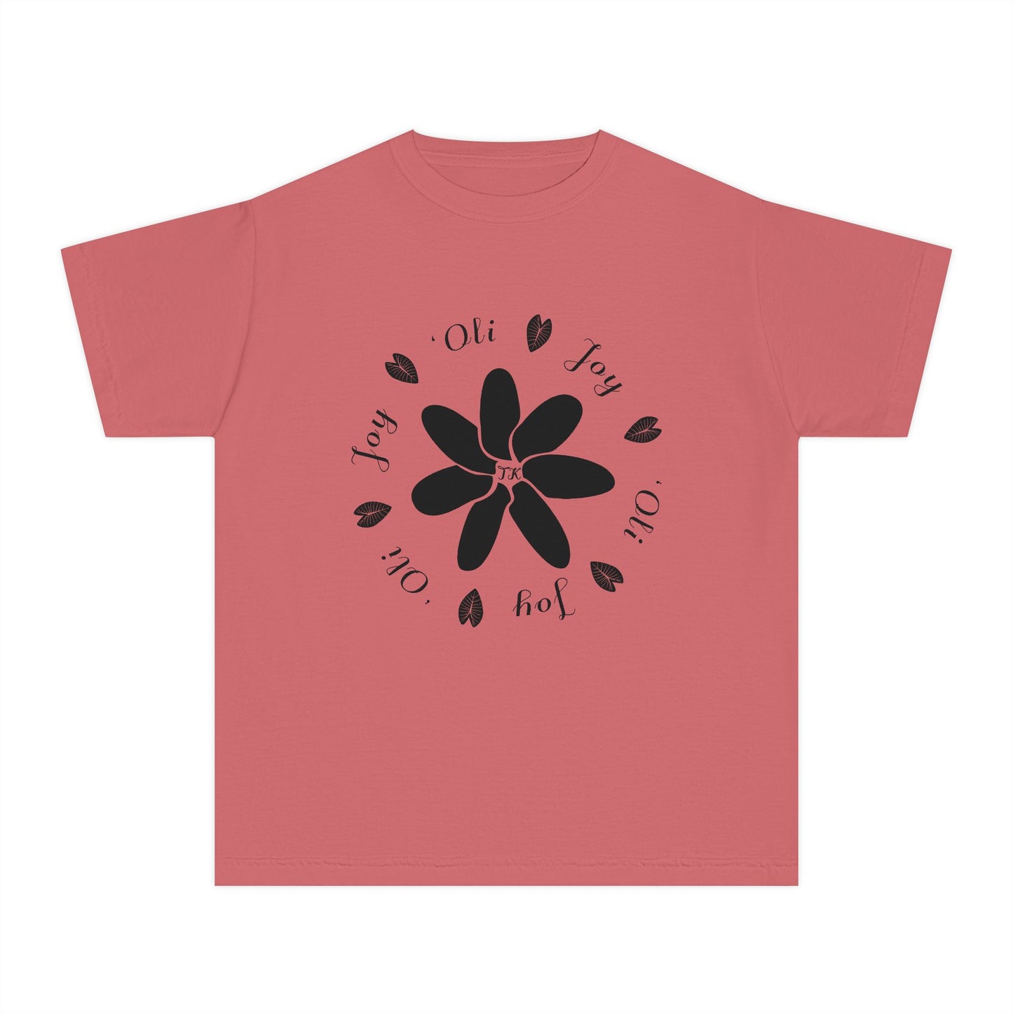 Youth Hawaiian Shirt Joy & 'Oli Midweight Designer Tee for Kids