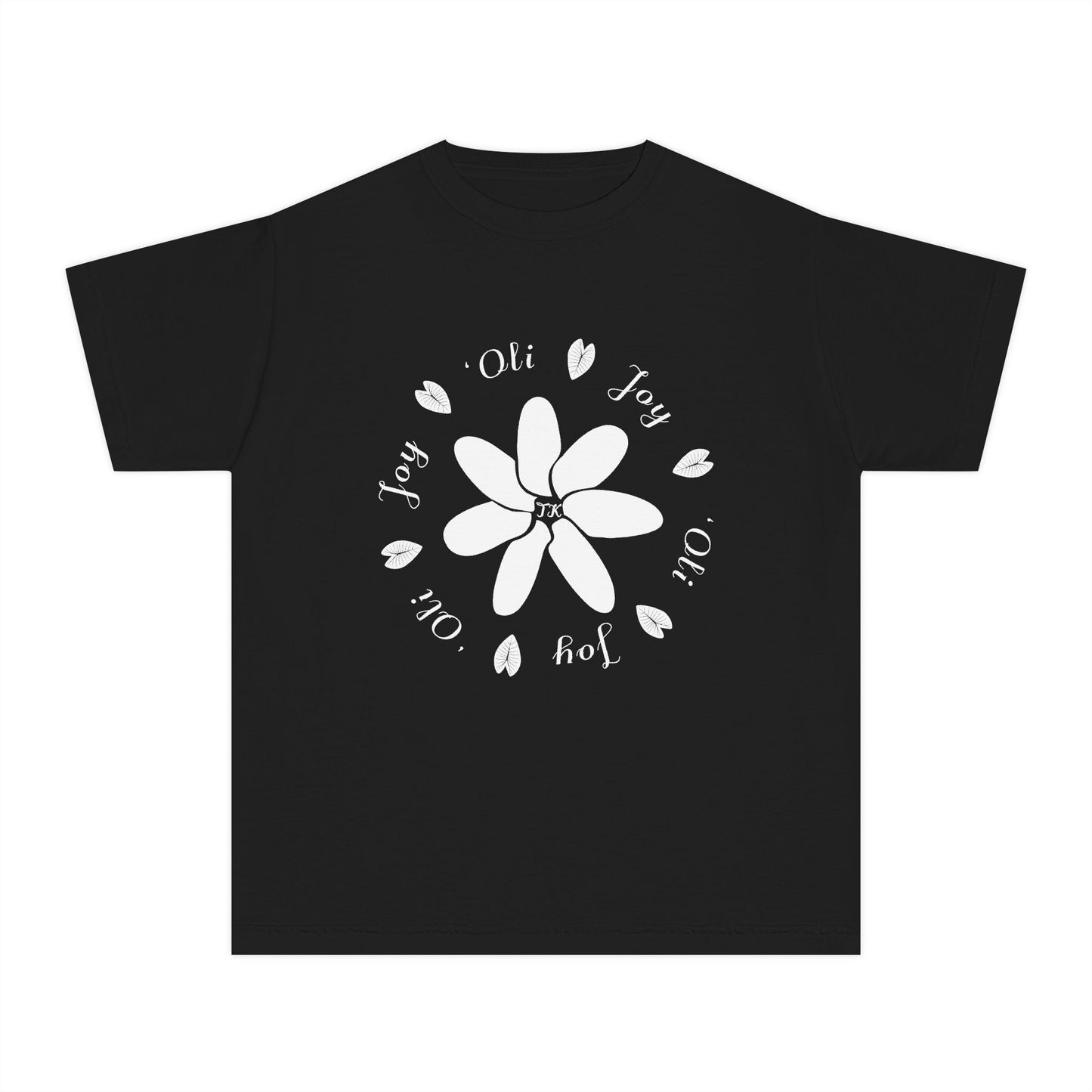 Youth Hawaiian Shirt Joy & 'Oli Midweight Designer Tee for Kids