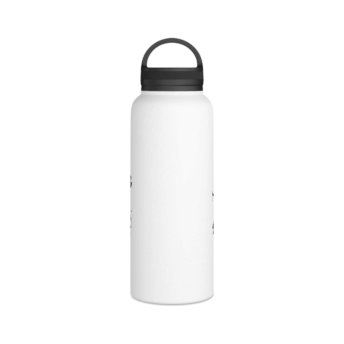 Joy & `Oli Stainless Steel Designer Water Bottle with Handle Lid