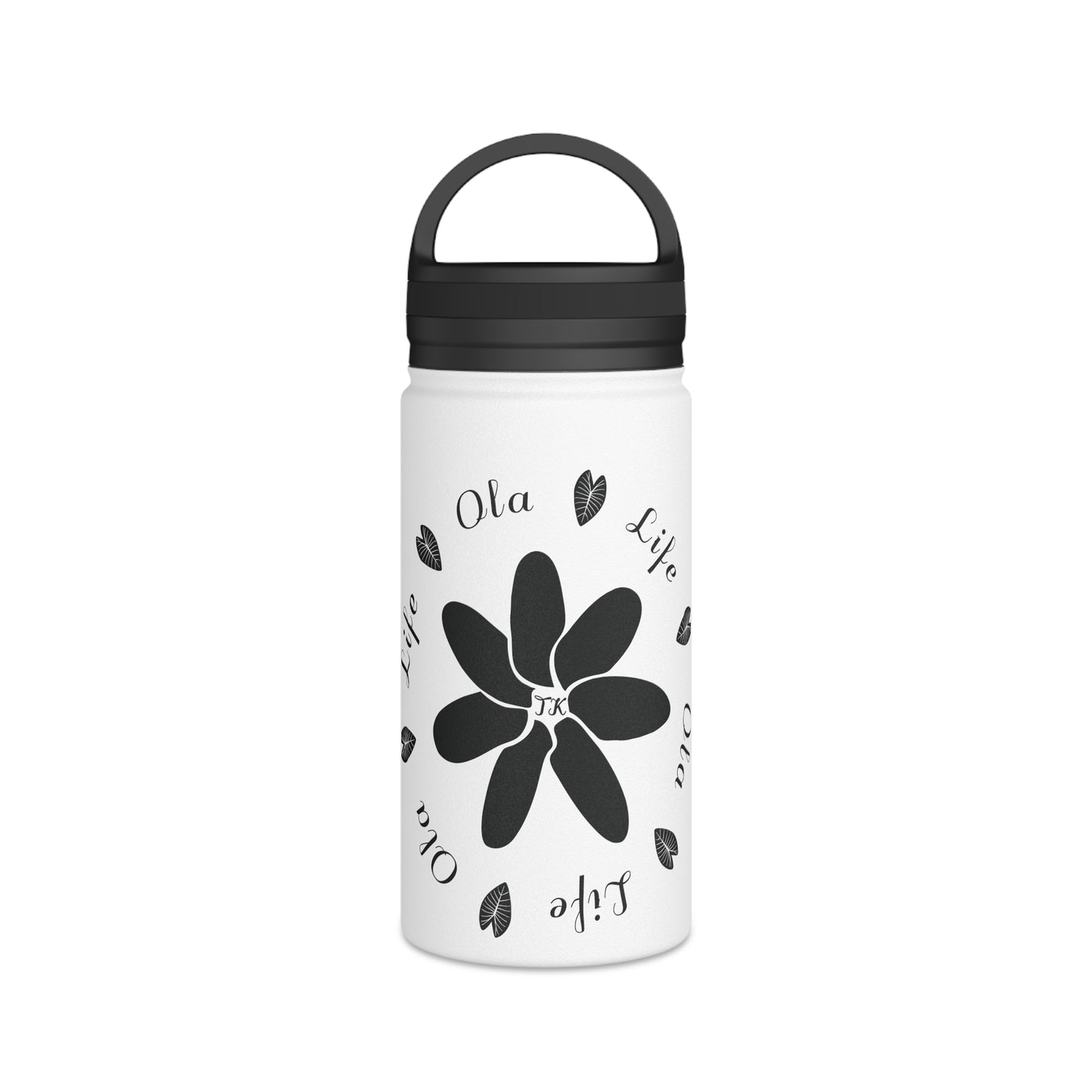 Life & Ola Stainless Steel Designer Water Bottle with Handle Lid