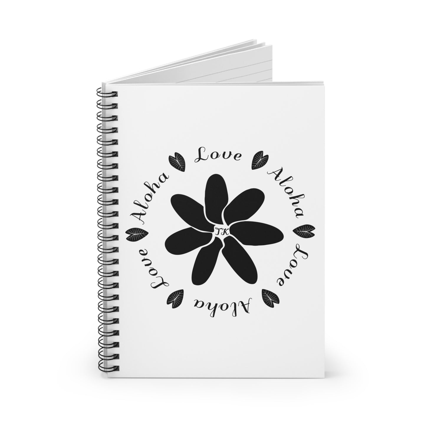 Love & Aloha Spiral Designer Notebook