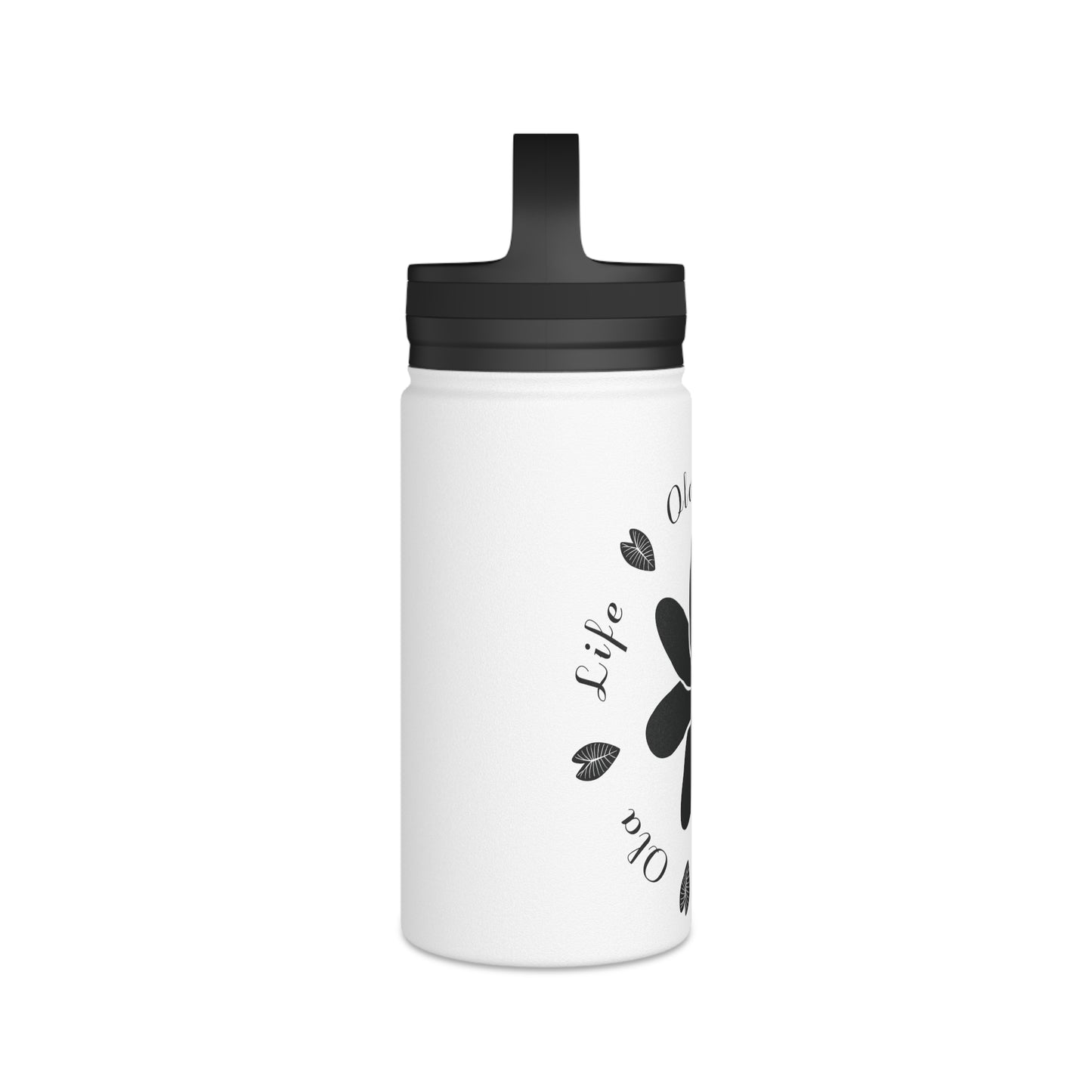 Life & Ola Stainless Steel Designer Water Bottle with Handle Lid