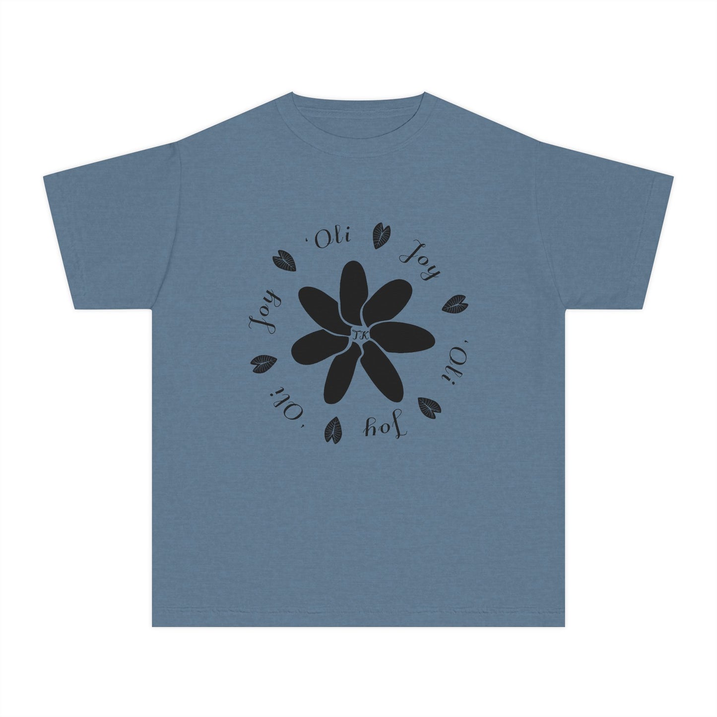 Youth Hawaiian Shirt Joy & 'Oli Midweight Designer Tee for Kids