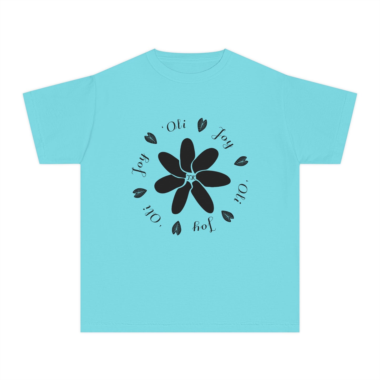 Youth Hawaiian Shirt Joy & 'Oli Midweight Designer Tee for Kids
