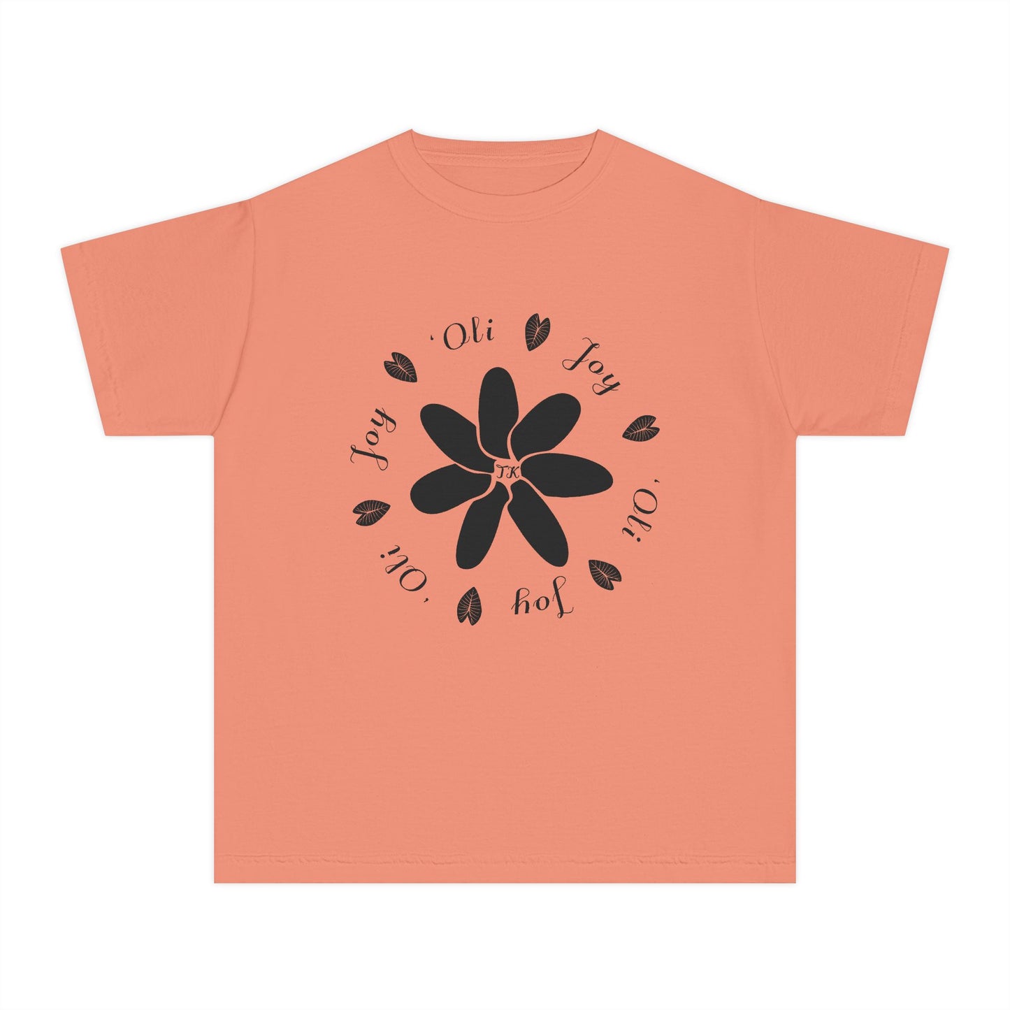 Youth Hawaiian Shirt Joy & 'Oli Midweight Designer Tee for Kids
