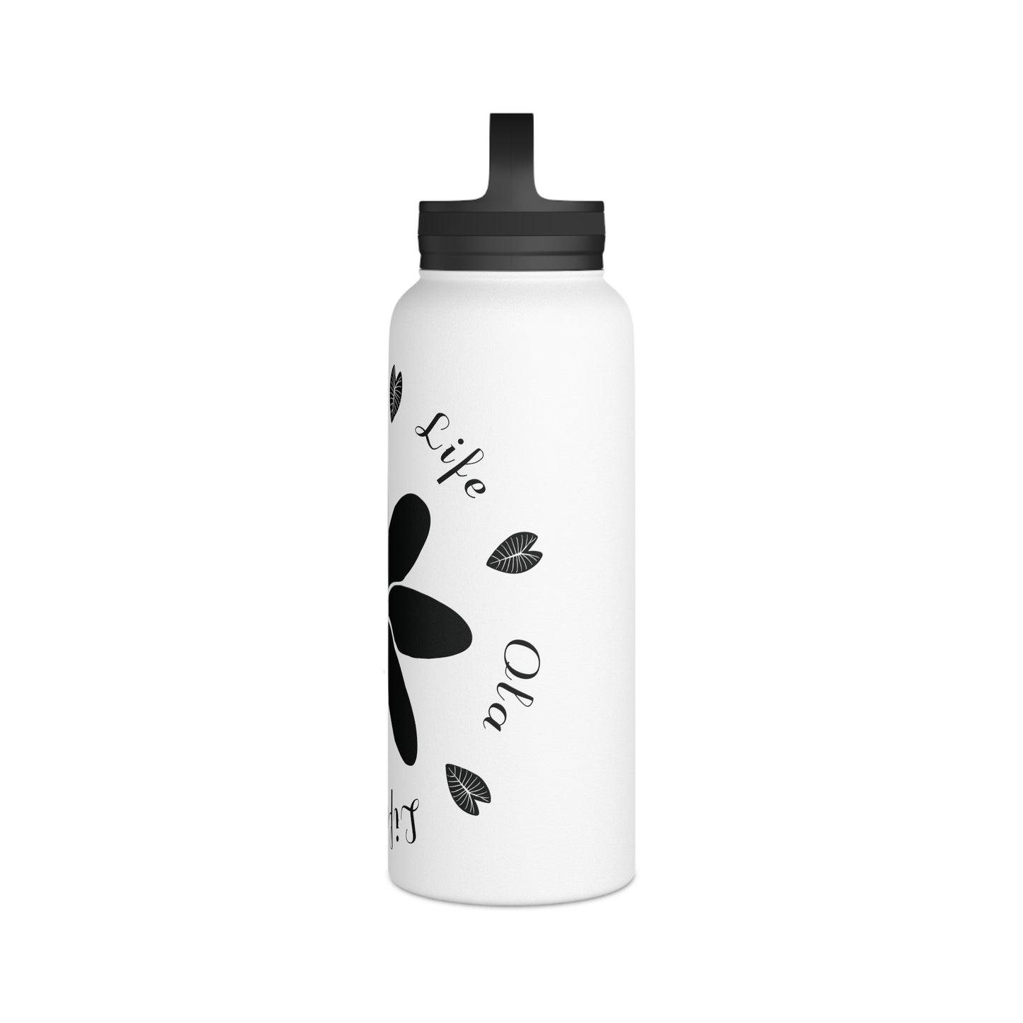 Life & Ola Stainless Steel Designer Water Bottle with Handle Lid