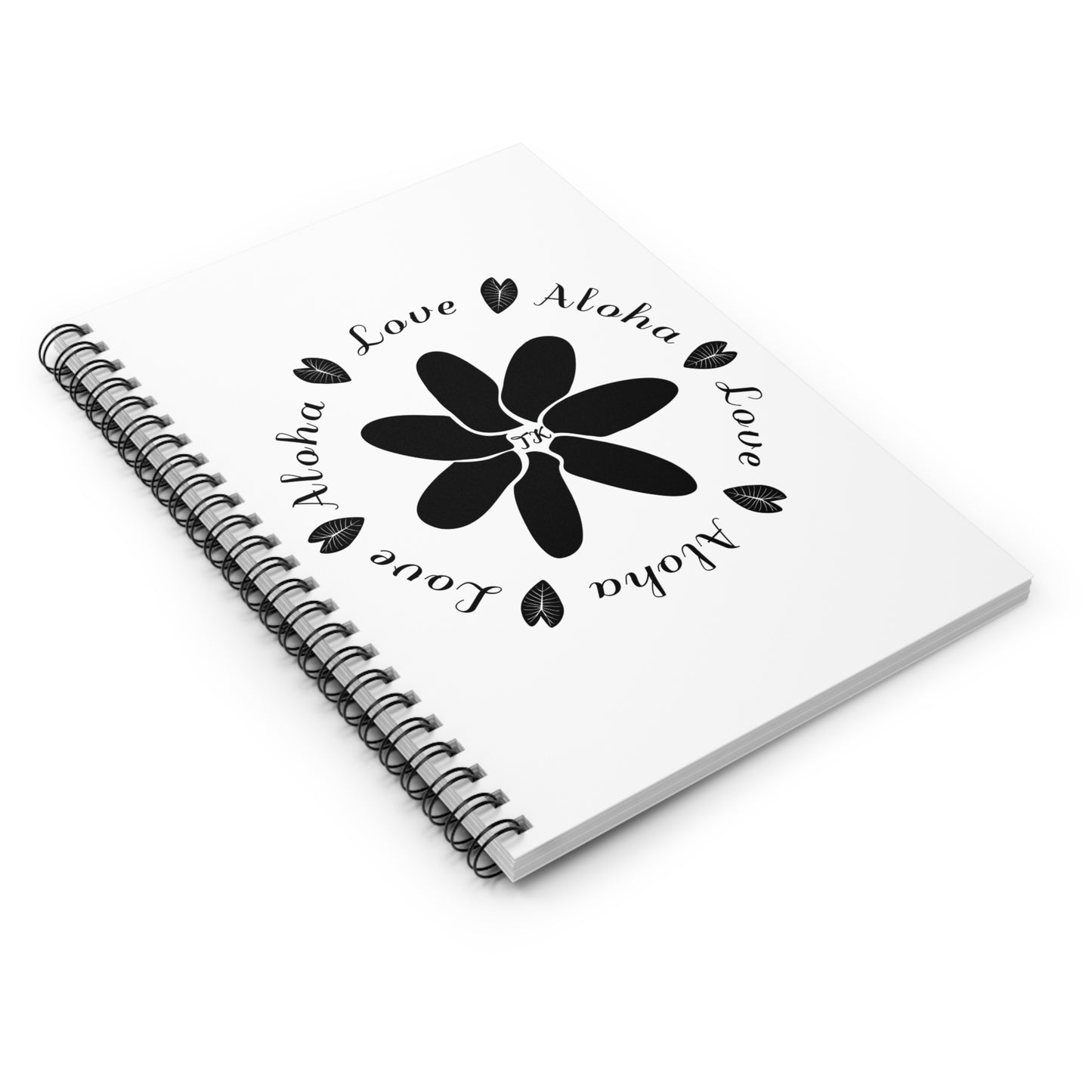 Love & Aloha Spiral Designer Notebook