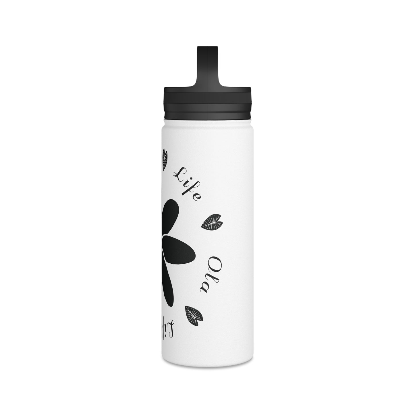 Life & Ola Stainless Steel Designer Water Bottle with Handle Lid