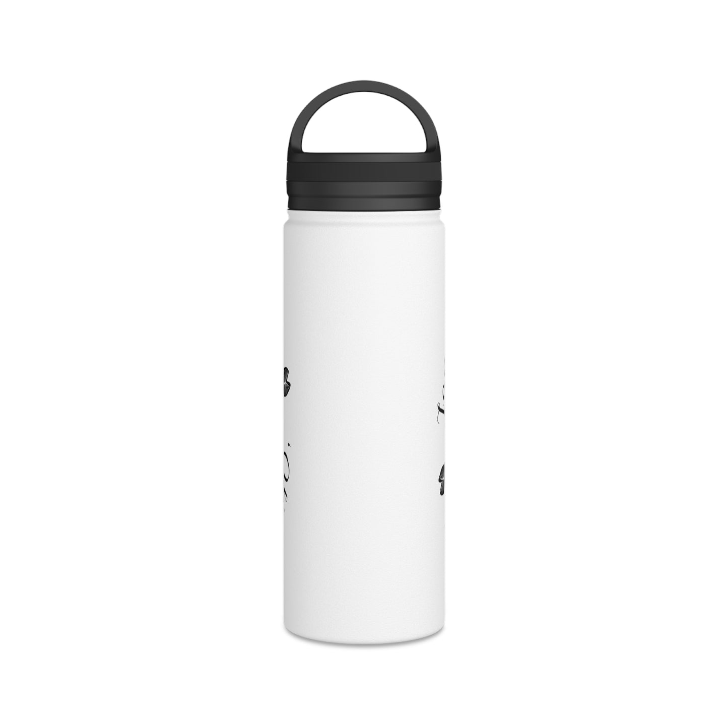 Joy & `Oli Stainless Steel Designer Water Bottle with Handle Lid