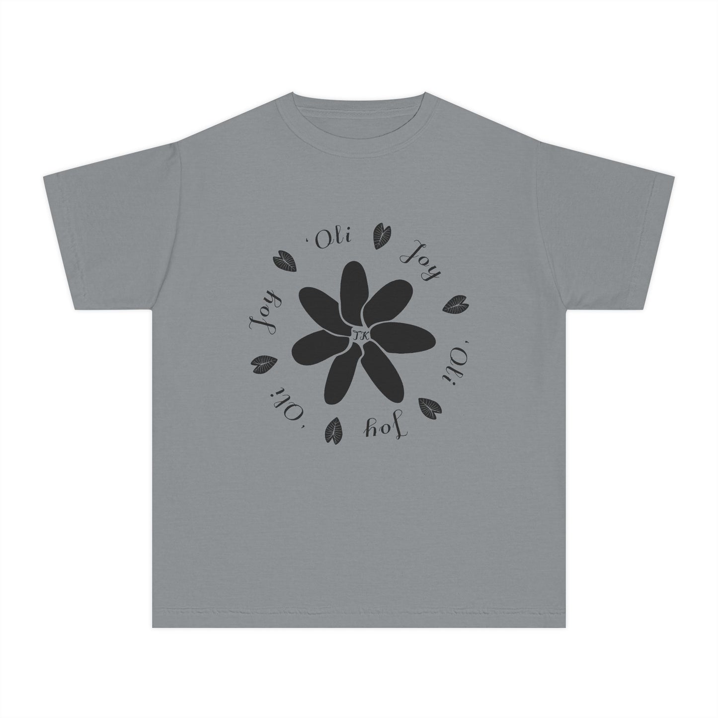 Youth Hawaiian Shirt Joy & 'Oli Midweight Designer Tee for Kids