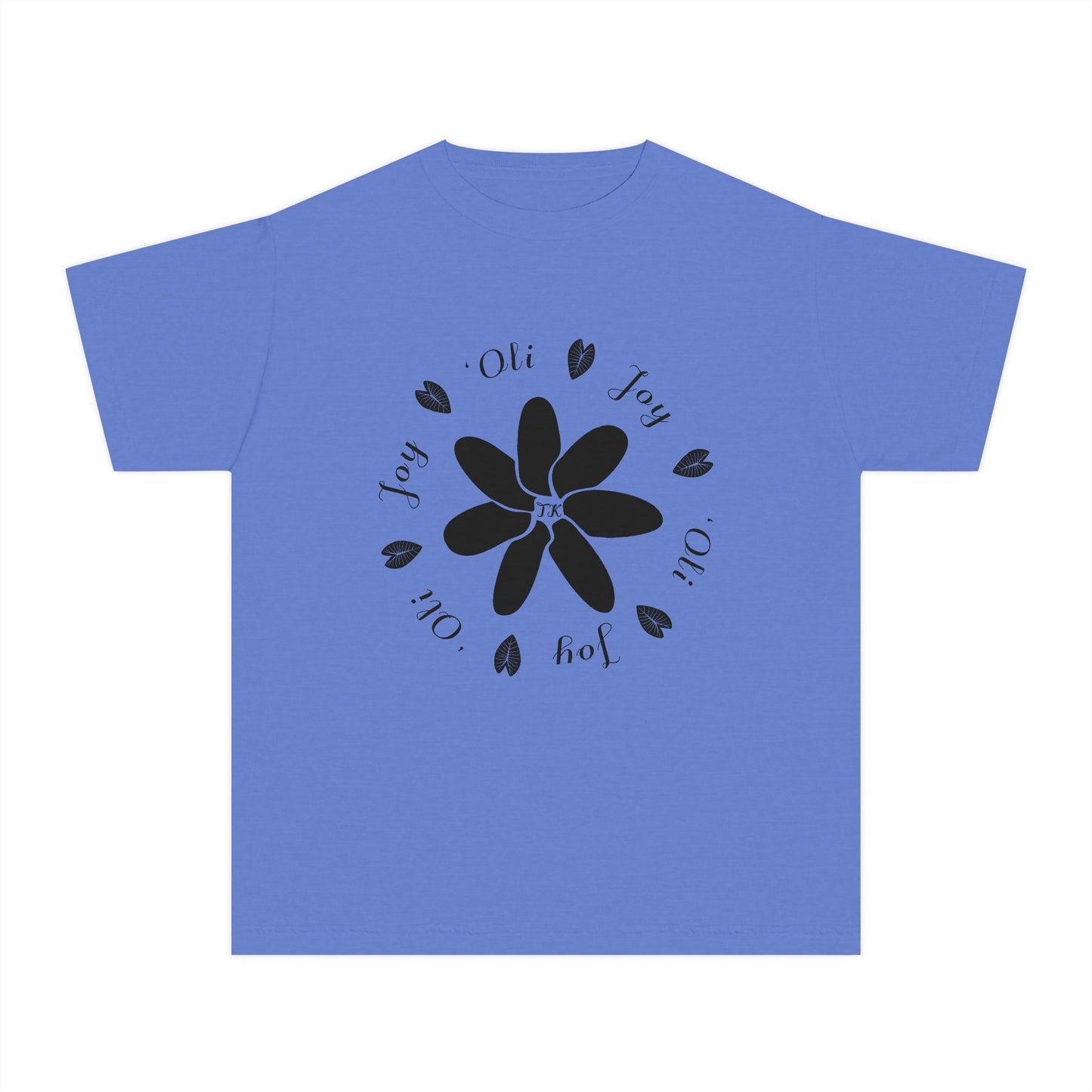 Youth Hawaiian Shirt Joy & 'Oli Midweight Designer Tee for Kids