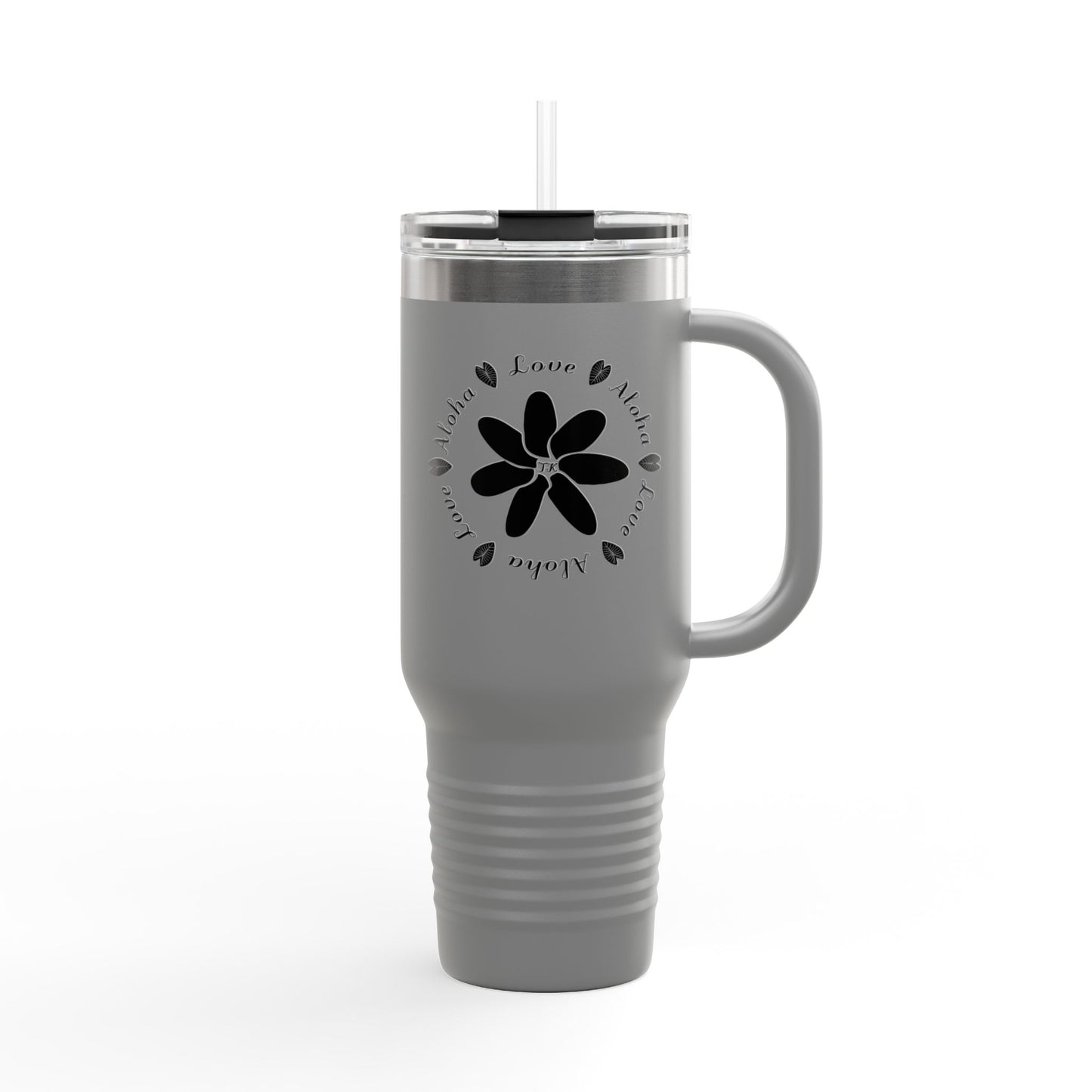 Love & Aloha Insulated Designer Travel Mug, 40oz