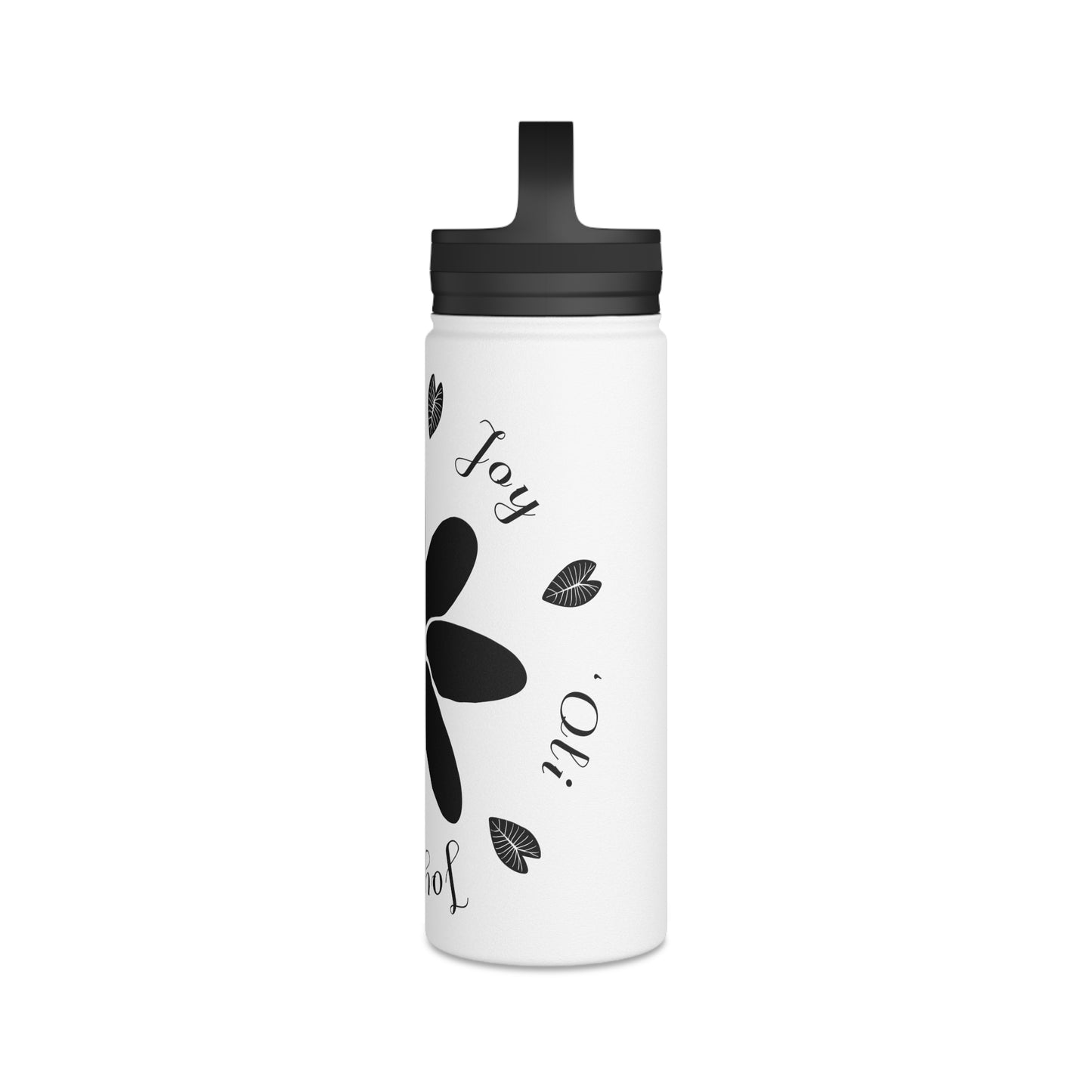 Joy & `Oli Stainless Steel Designer Water Bottle with Handle Lid