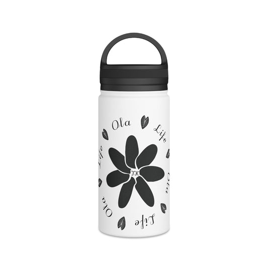 Life & Ola Stainless Steel Designer Water Bottle with Handle Lid