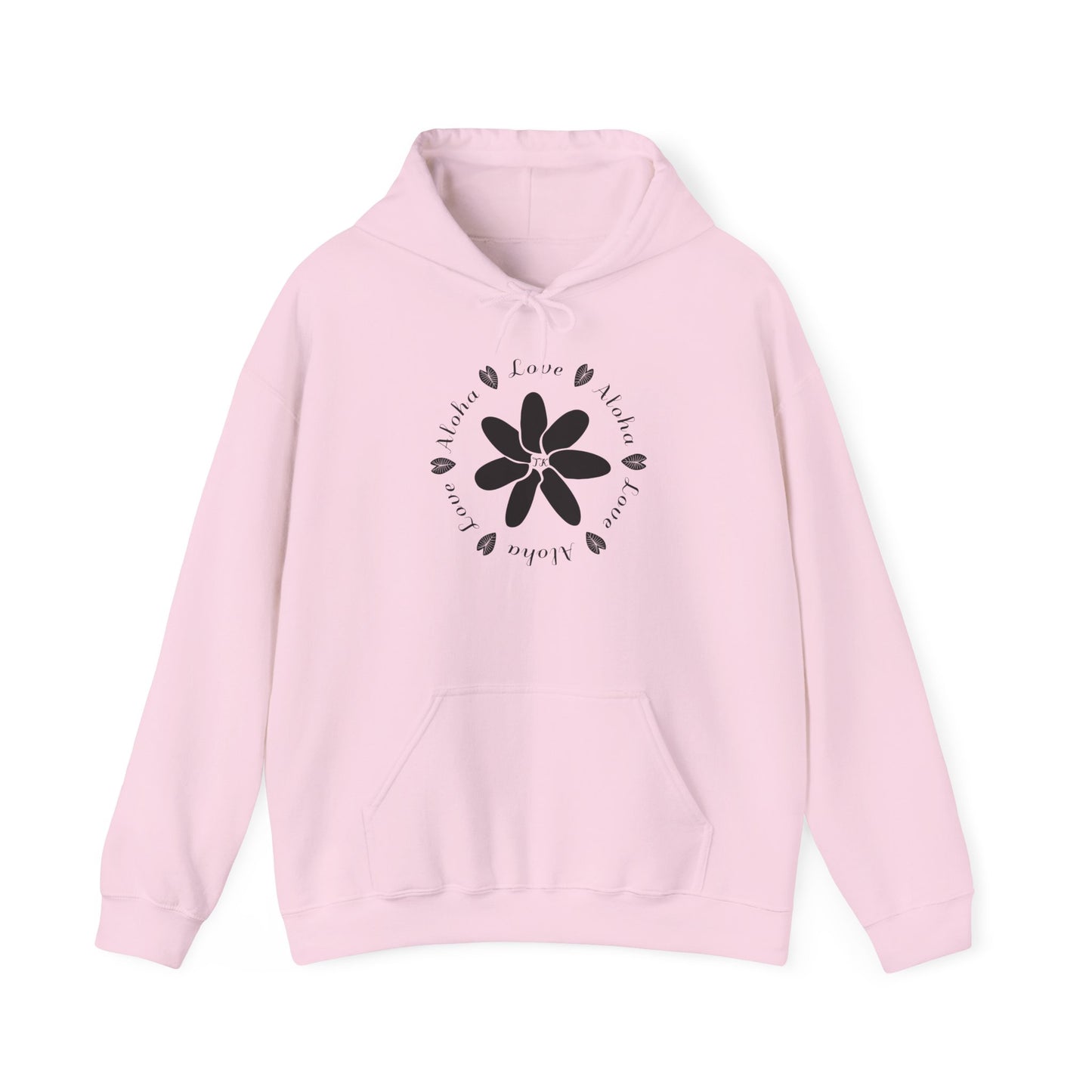 Love & Aloha Unisex Adult Hooded Sweatshirt