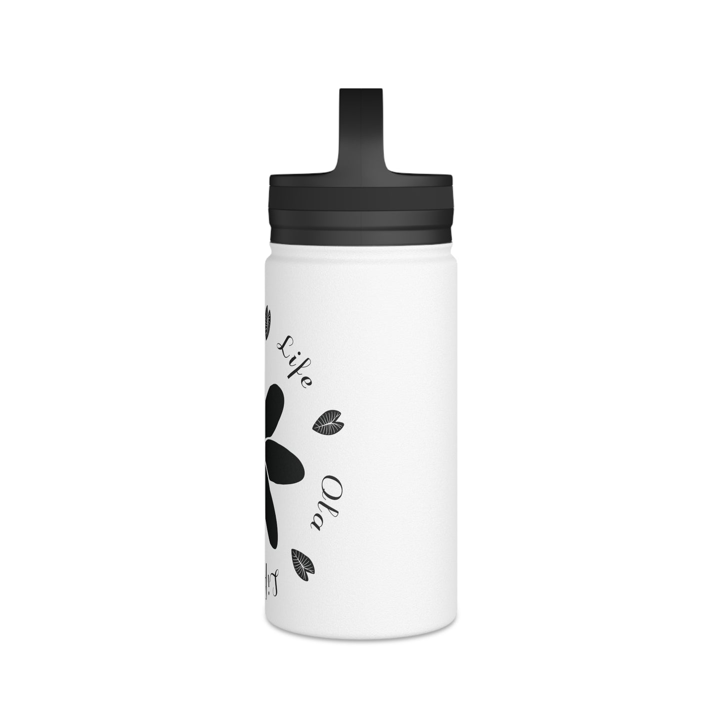 Life & Ola Stainless Steel Designer Water Bottle with Handle Lid
