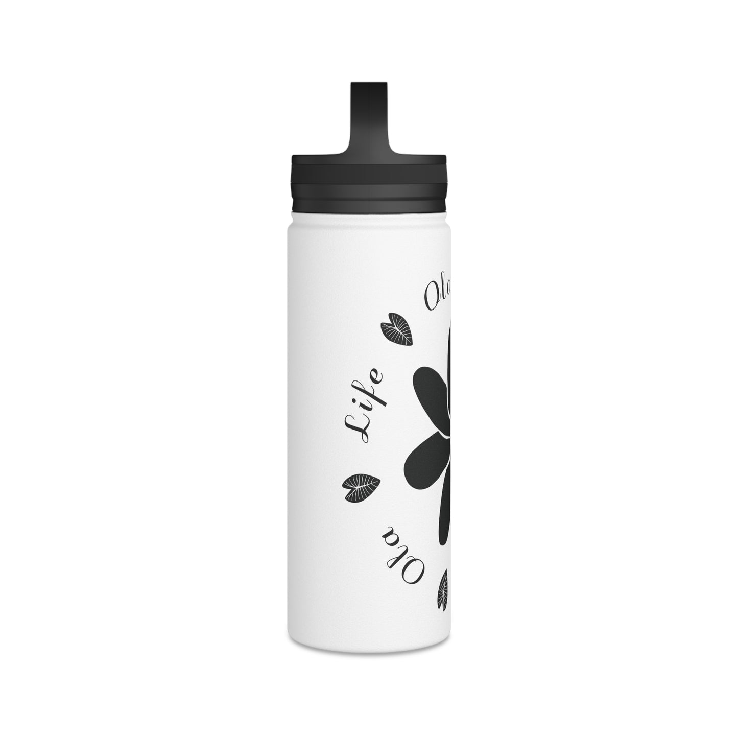 Life & Ola Stainless Steel Designer Water Bottle with Handle Lid